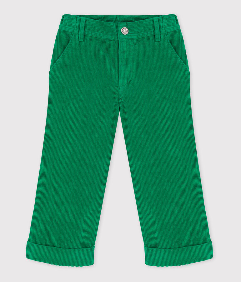 Pantalon en velours c&ocirc;tel&eacute; enfant fille MATCHA