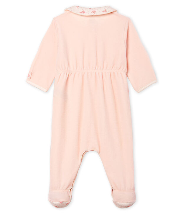 Fluwelen slaappakje babymeisje FLEUR