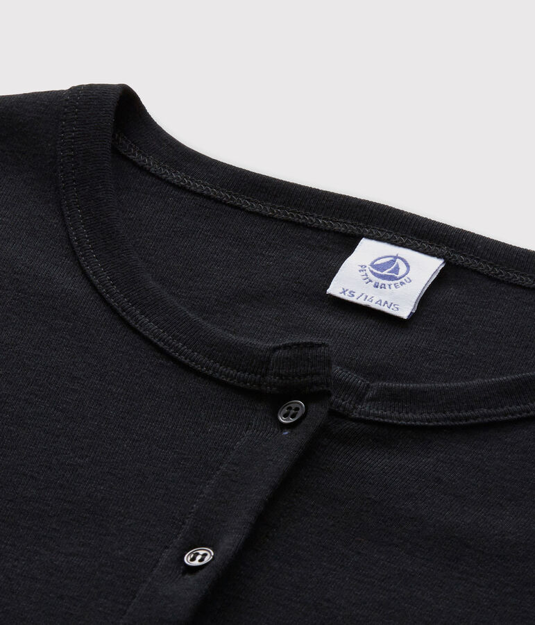 Iconisch katoenen Dames cardigan zwart NOIR