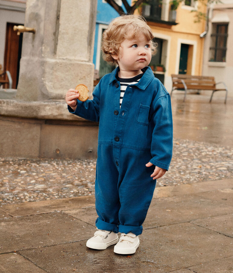 Lang pakje van lyocell katoen voor baby's blauw INCOGNITO