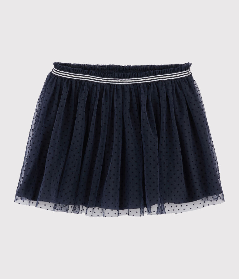 Jupe en tulle enfant fille bleu