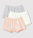 Lot de 3 shorties petite fille