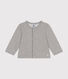 Cardigan en molleton bébé