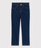 Slim-fit broek van denim voor meisjes blauw DENIM BRUT