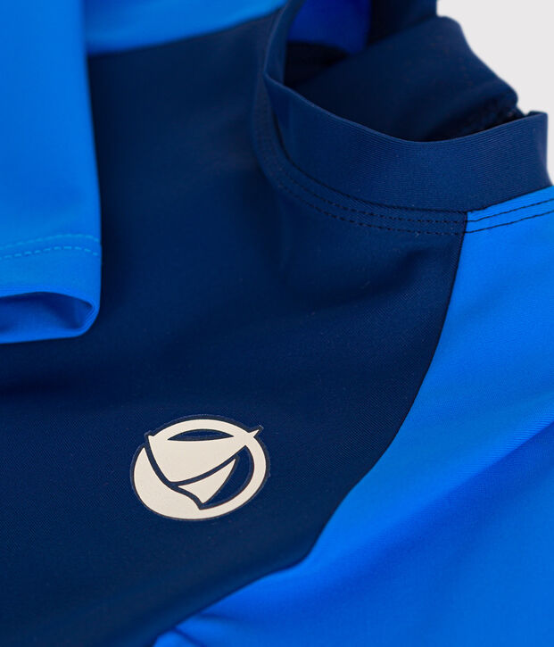 Combinaison de bain anti UV b&eacute;b&eacute; bleu/bleu