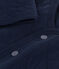 Cardigan bébé en tubique matelassé bleu SMOKING