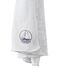 Echarpe femme gris POUSSIERE/blanc LAIT