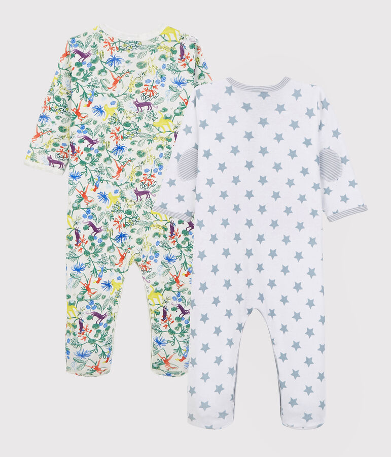 Set van 2 katoenen pyjama's multicouleur