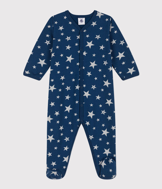 Babypyjama van molton met lichtgevende sterren INCOGNITO/ MARSHMALLOW