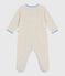 Pyjama bébé en velours uni beige MONTELIMAR CHINE