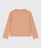 Vest voor meisjes in katoen beige VINTAGE