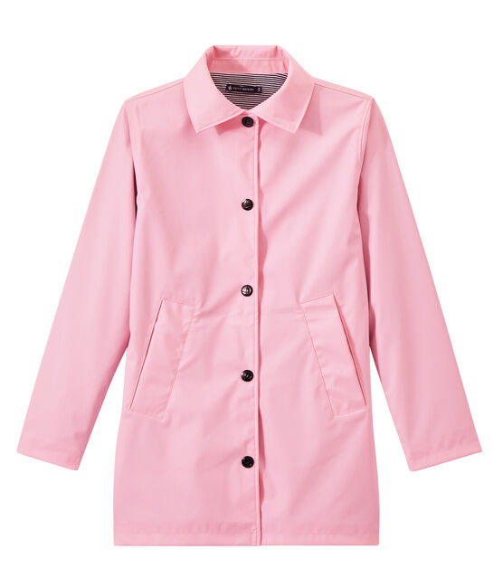 Ciré femme imperméable forme pardessus rose BABYLONE