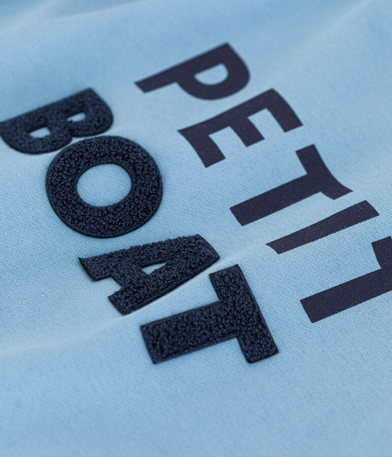 Sweatshirt van molton voor dames blauw