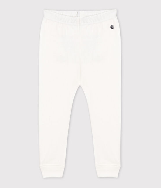 Legging bébé en coton blanc MARSHMALLOW