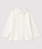Blouse en coton bébé blanc MARSHMALLOW