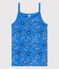 Chemise à bretelles L'ICONIQUE en coton BIO Femme bleu BRASIER/blanc MULTICO