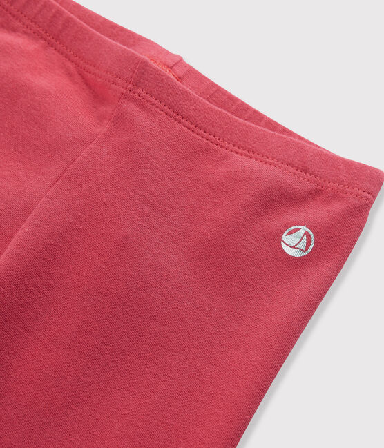 Meisjesjegging in jersey kinderen roze POPPY