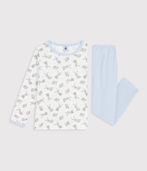Pyjama  en velours gris/multicouleur
