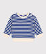 Sweatshirt  in badstof voor baby's