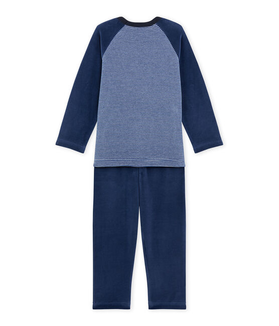 Pyjama garçon à motif loup bleu SURF/bleu MAJOR/ ECUME