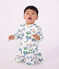 Pyjama b&eacute;b&eacute; en molleton imprim&eacute; Paris blanc/multicouleur