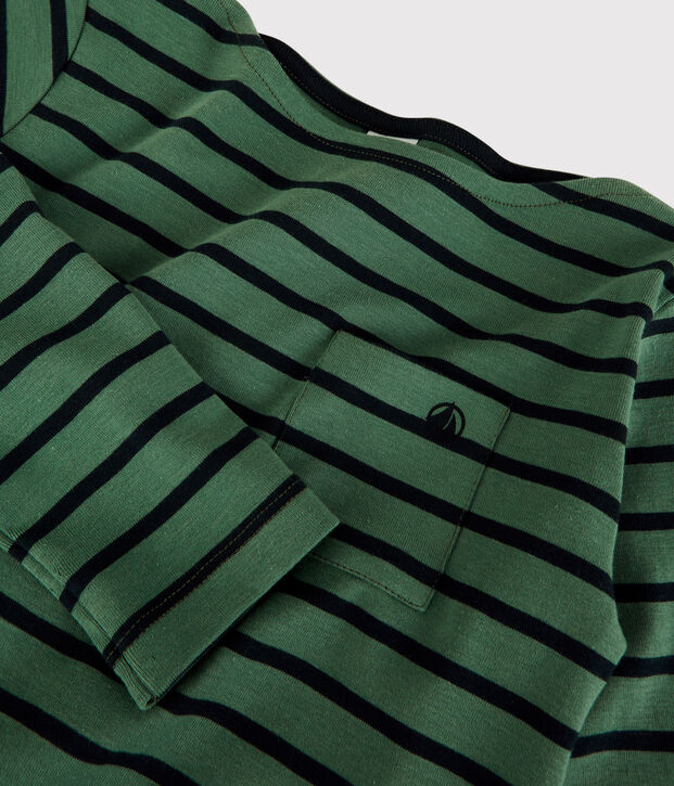 Tee-shirt en coton enfant fille - gar&ccedil;on vert