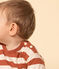 T-shirt met lange mouwen in bedrukte gevlamde jersey voor baby's FAMEUX/ AVALANCHE