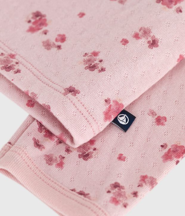 Cardigan b&eacute;b&eacute; en coton, imprim&eacute; &agrave; fleurs rose/multicouleur