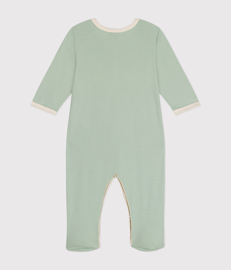 Pyjama b&eacute;b&eacute; en coton vert