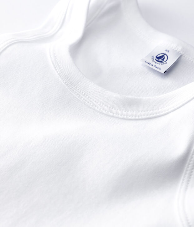 D&eacute;bardeur iconique en coton Femme blanc