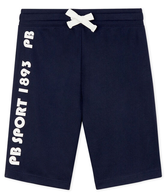 Sportbermuda jongens kinderen blauw SMOKING