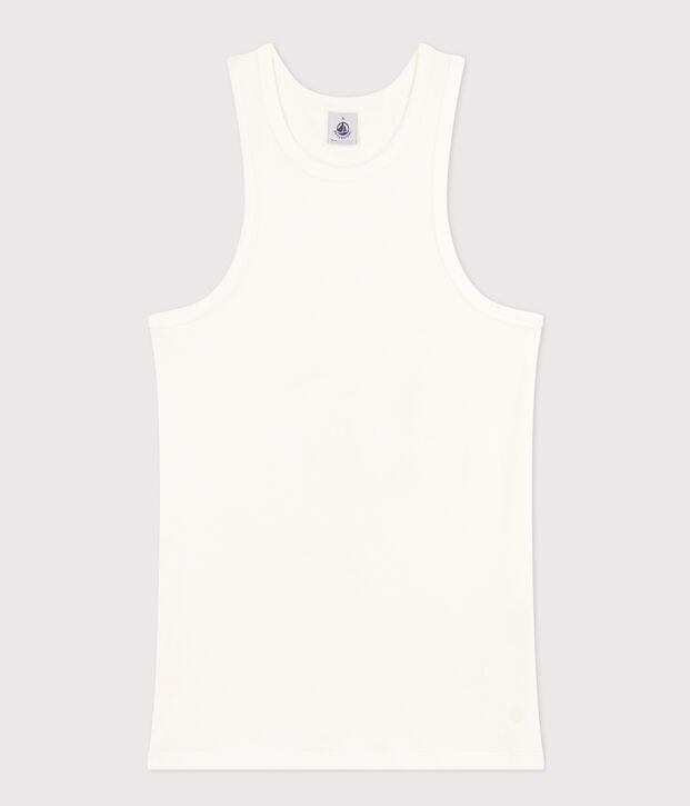 D&eacute;bardeur en coton femme blanc
