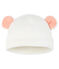Bonnet bébé en côte blanc MARSHMALLOW