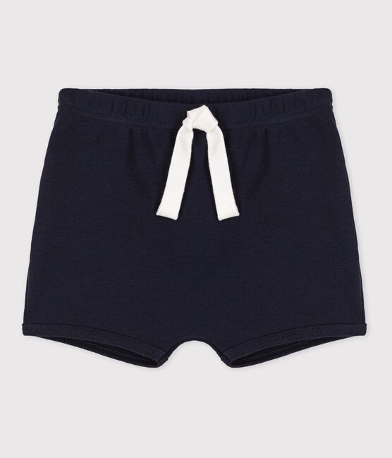 Short en coton bébé bleu SMOKING