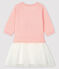 Robe manches longues bébé fille rose MINOIS