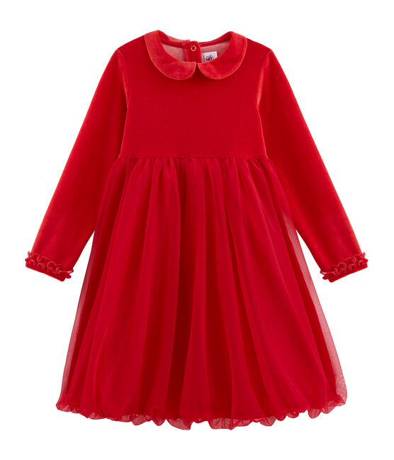 Meisjes jurkje rood TERKUIT