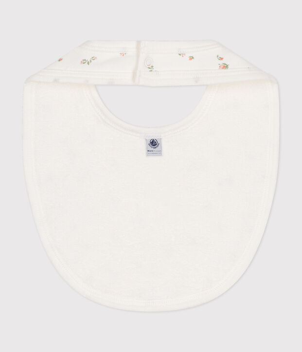 Babyslabbetje wit/multicouleur