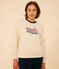 Sweatshirt van fleece voor dames ecru AVALANCHE