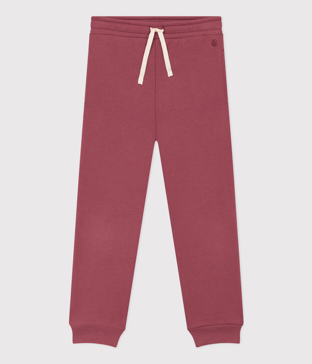 Fleece joggingbroek voor meisjes bruin