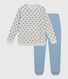 Pyjama enfant en velours imprimé étoiles