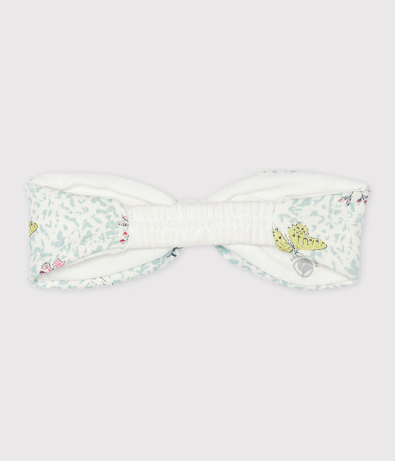 Haarband babymeisje wit MARSHMALLOW/wit MULTICO