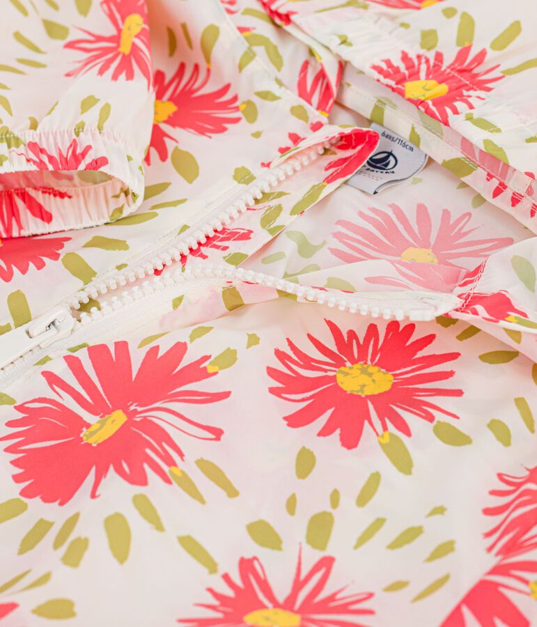 COUPE-VENT ULTRA L&Eacute;GER ENFANT blanc MARSHMALLOW/blanc MULTICO