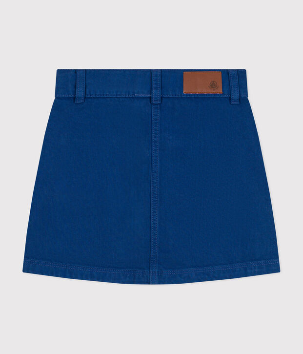 Meisjesrok van denim blauw