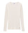 Warm damesshirt wit MARSHMALLOW
