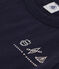 Tee-shirt en jersey léger enfant garçon bleu SMOKING