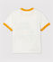 Tee-shirt en coton bébé. blanc MARSHMALLOW