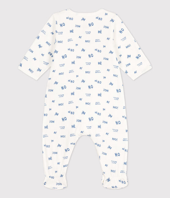 Bodyjama Heho bébé en tubique blanc MARSHMALLOW/ CREPUSCULE