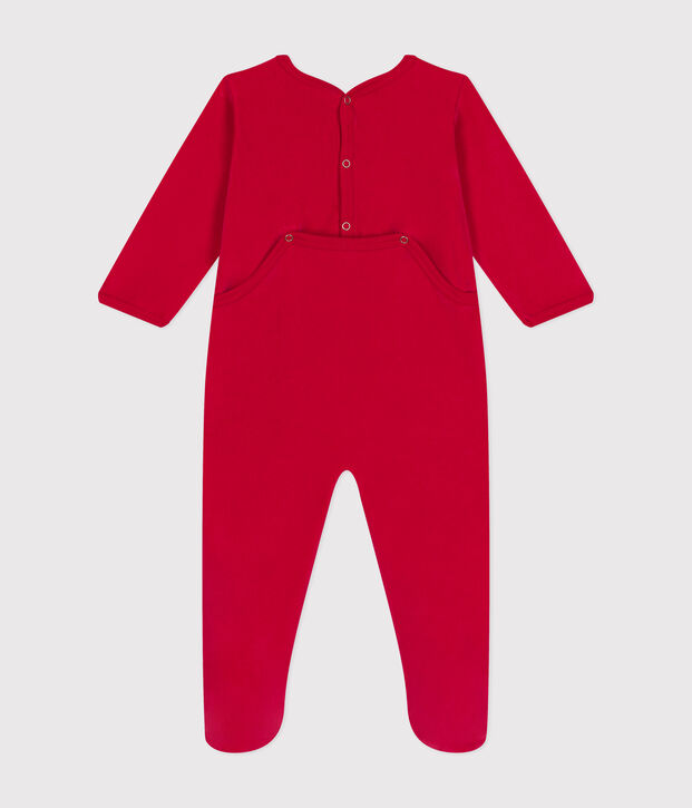 Dors bien en velours b&eacute;b&eacute; rouge