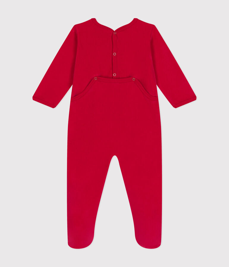 Dors bien en velours b&eacute;b&eacute; rouge