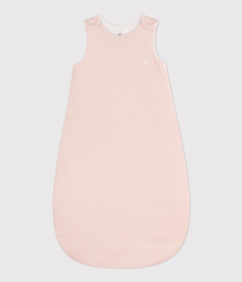 TRAPPELZAK VAN BOUCL&Eacute;BADSTOF TOG 2 roze